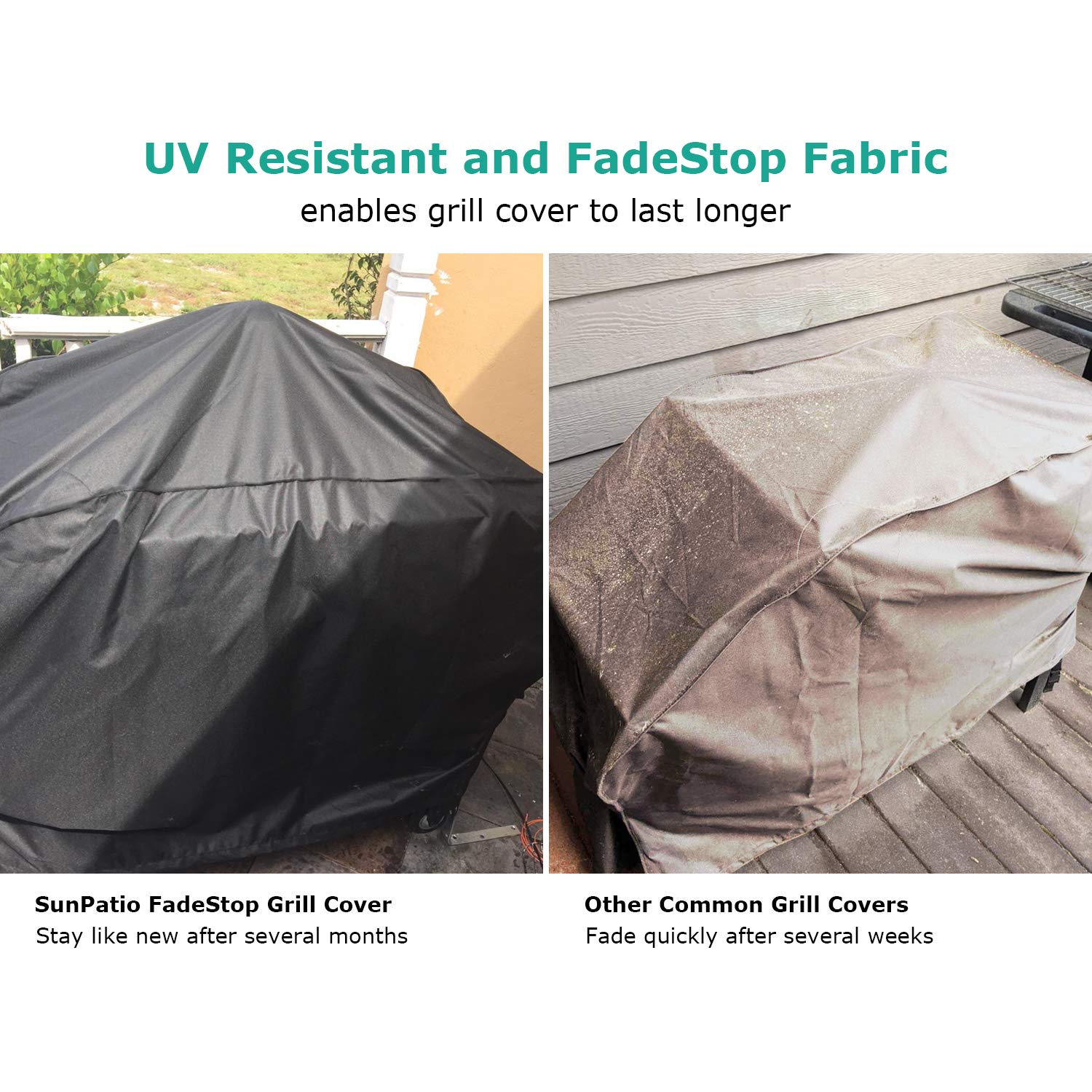 SunPatio durable material withstands outdoor use year-round
