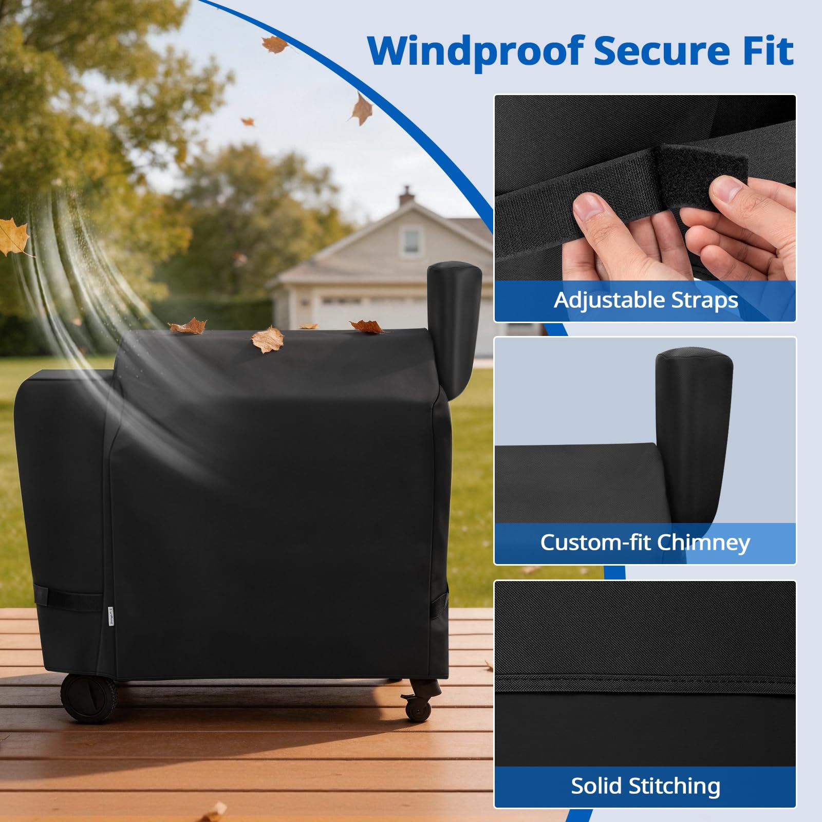 SunPatio easy-clean design shown with garden hose