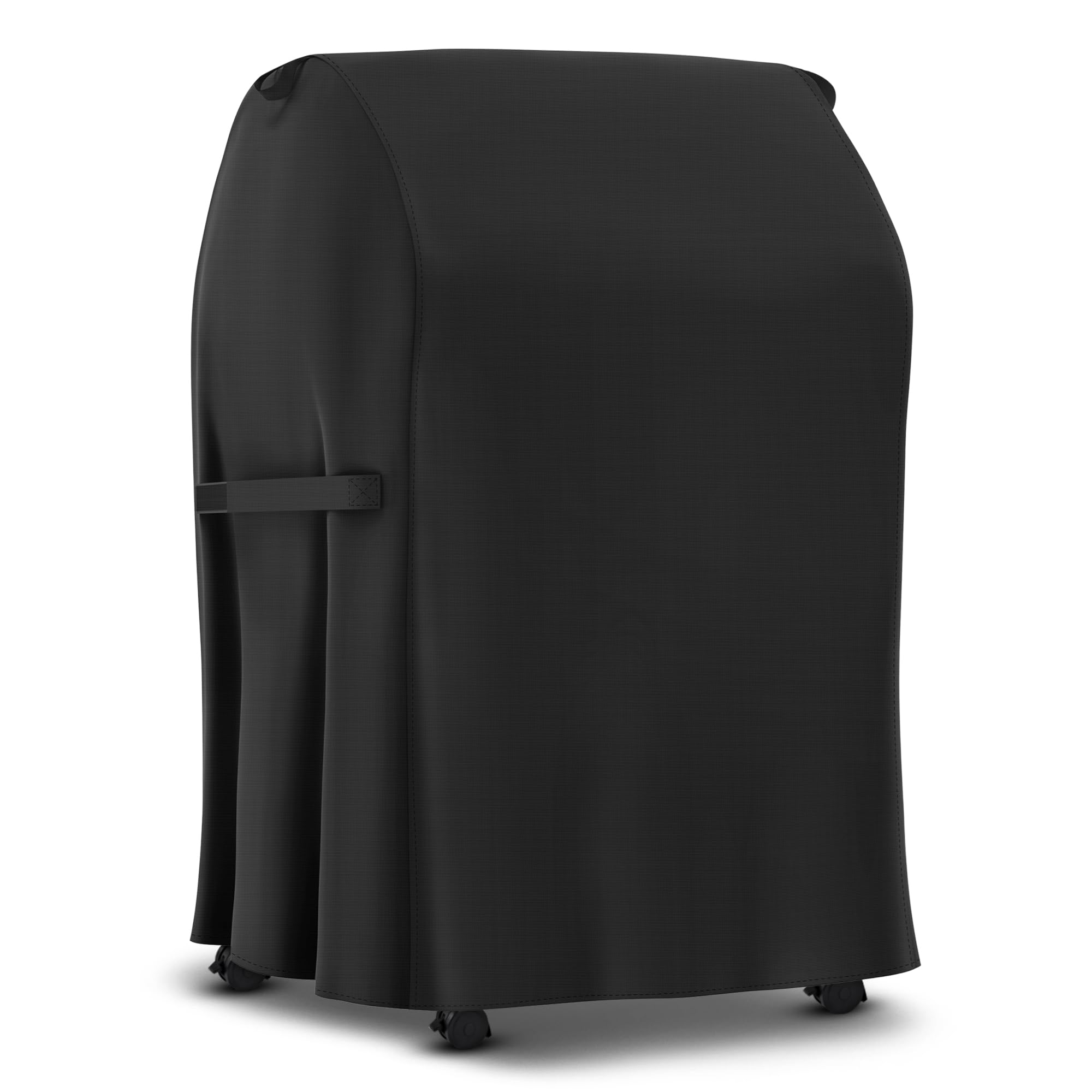 SunPatio grill cover front view protects 30-inch grills from rain and sun.