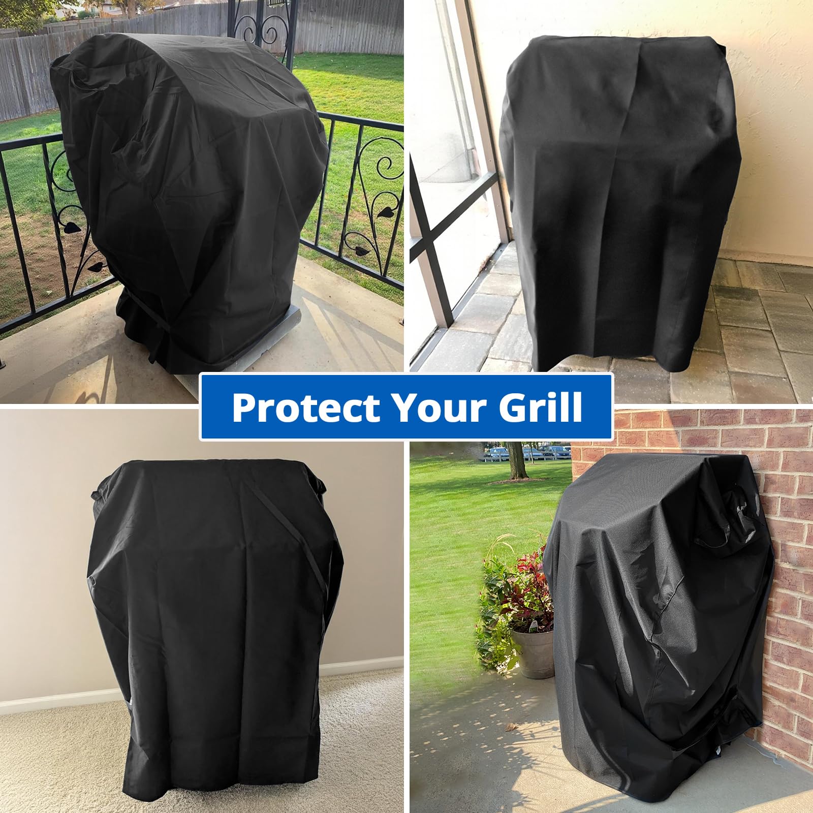 SunPatio durable tear-resistant cover on a windy day.