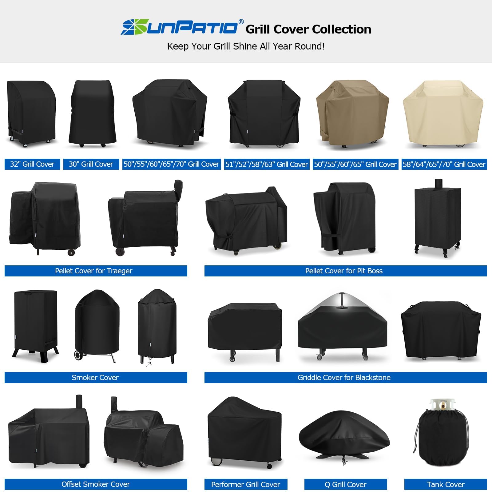 SunPatio easy-to-clean design simplifies maintenance after grilling.