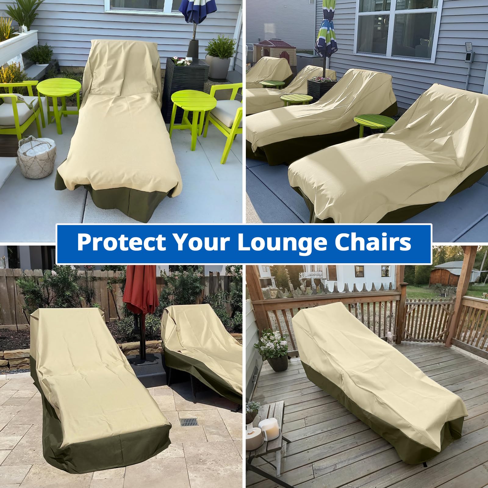 SunPatio UV fade resistant fabric maintains color and finish outdoors.