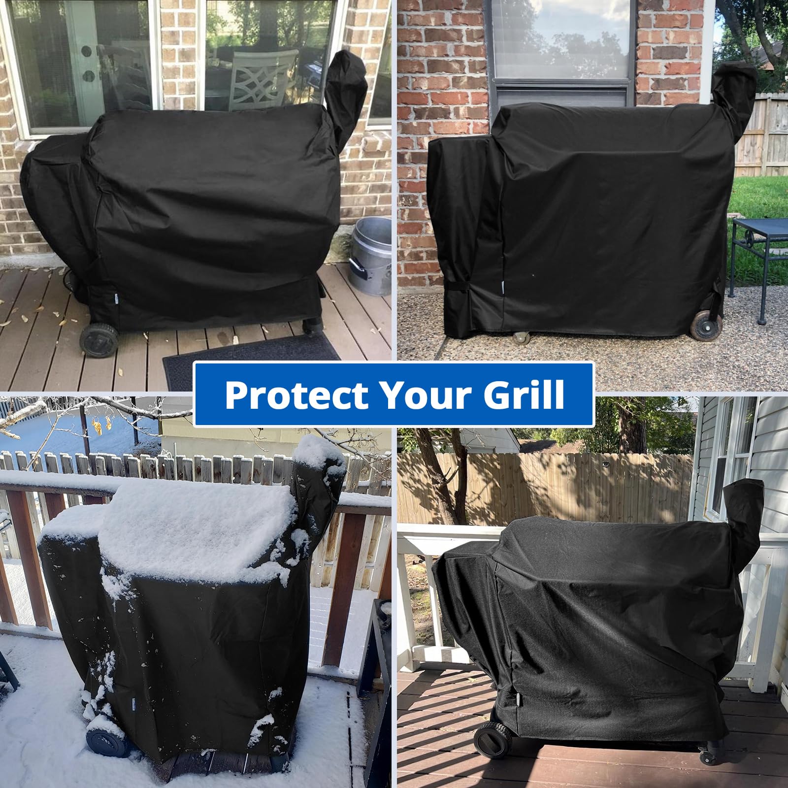 SunPatio durable outdoor protection against sun, rain, and debris