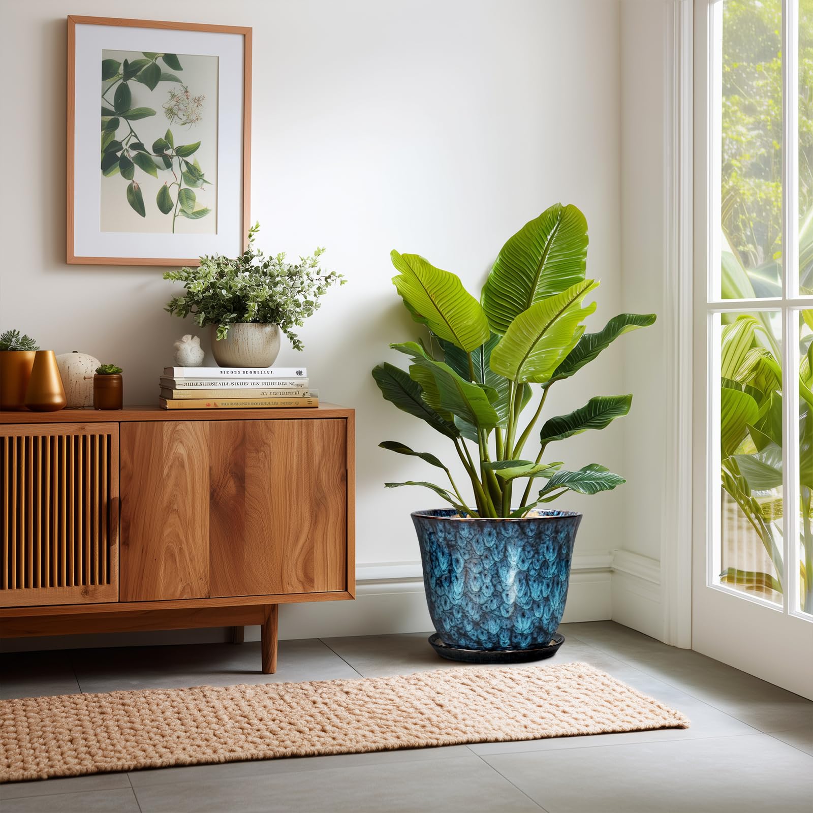 SUNPOTFOR ceramic planter with visible handcrafted details and durable glaze.