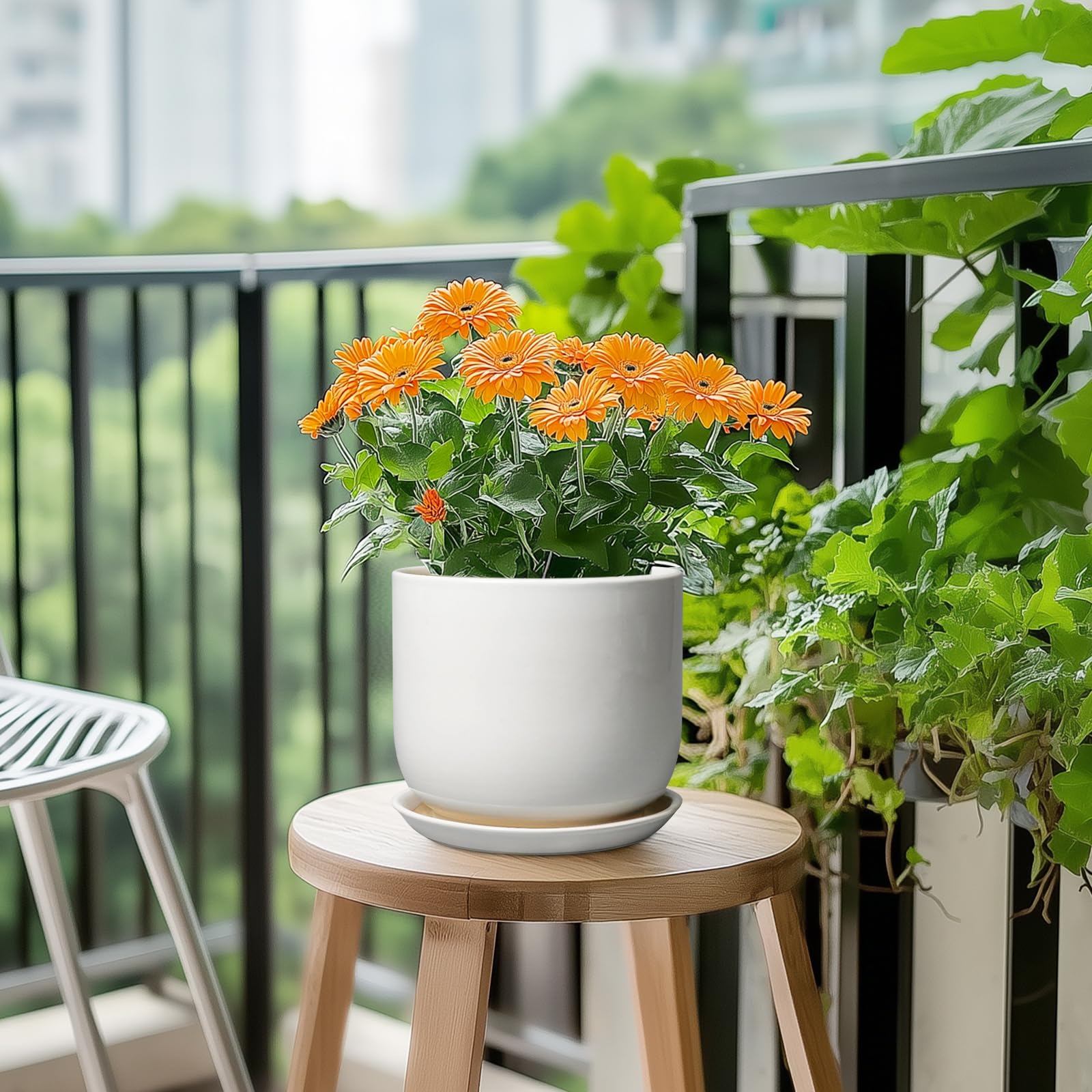 SUNPOTFOR indoor/outdoor plant pot suited for desks and balconies