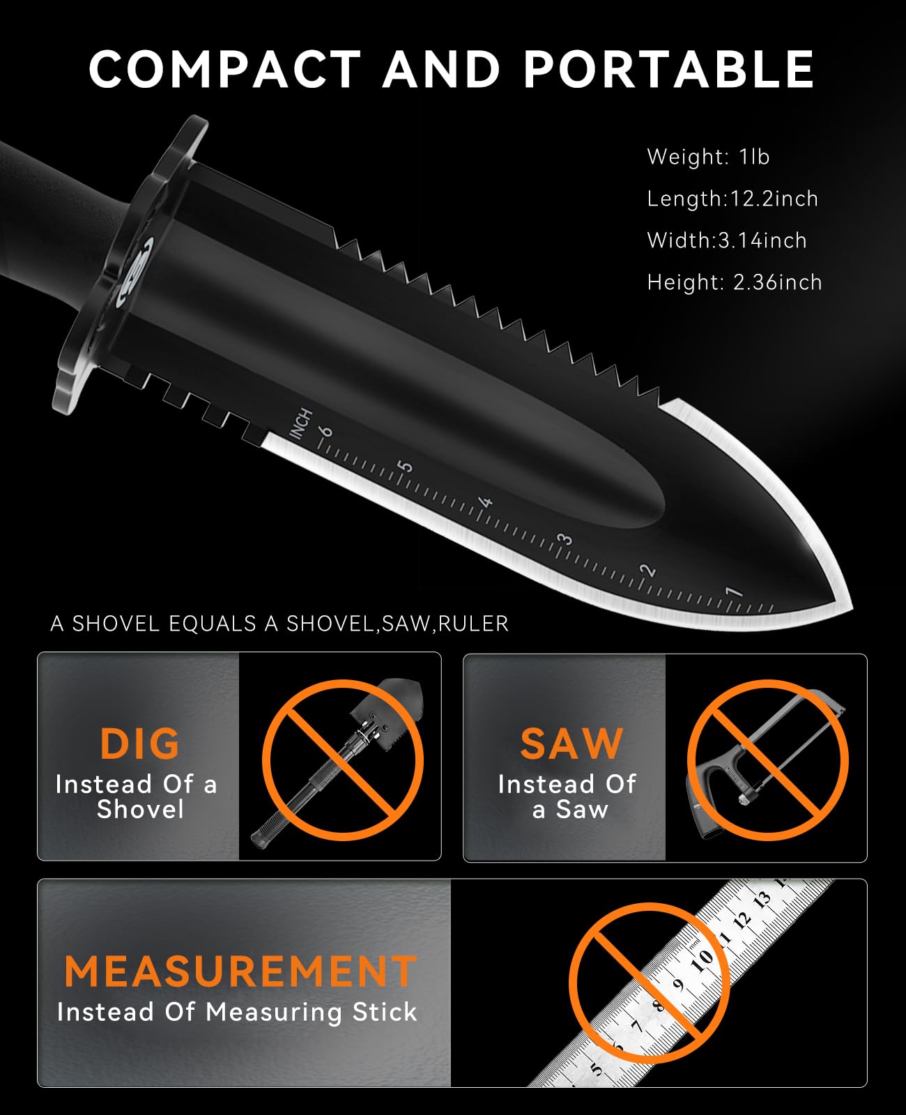 SUNPOW belt-compatible sheath for easy carrying