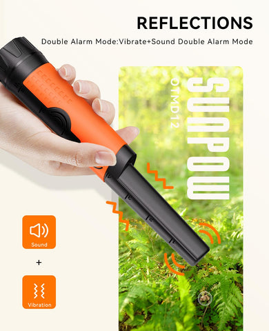 SUNPOW pinpointer belt loop keeps the device secure during hikes