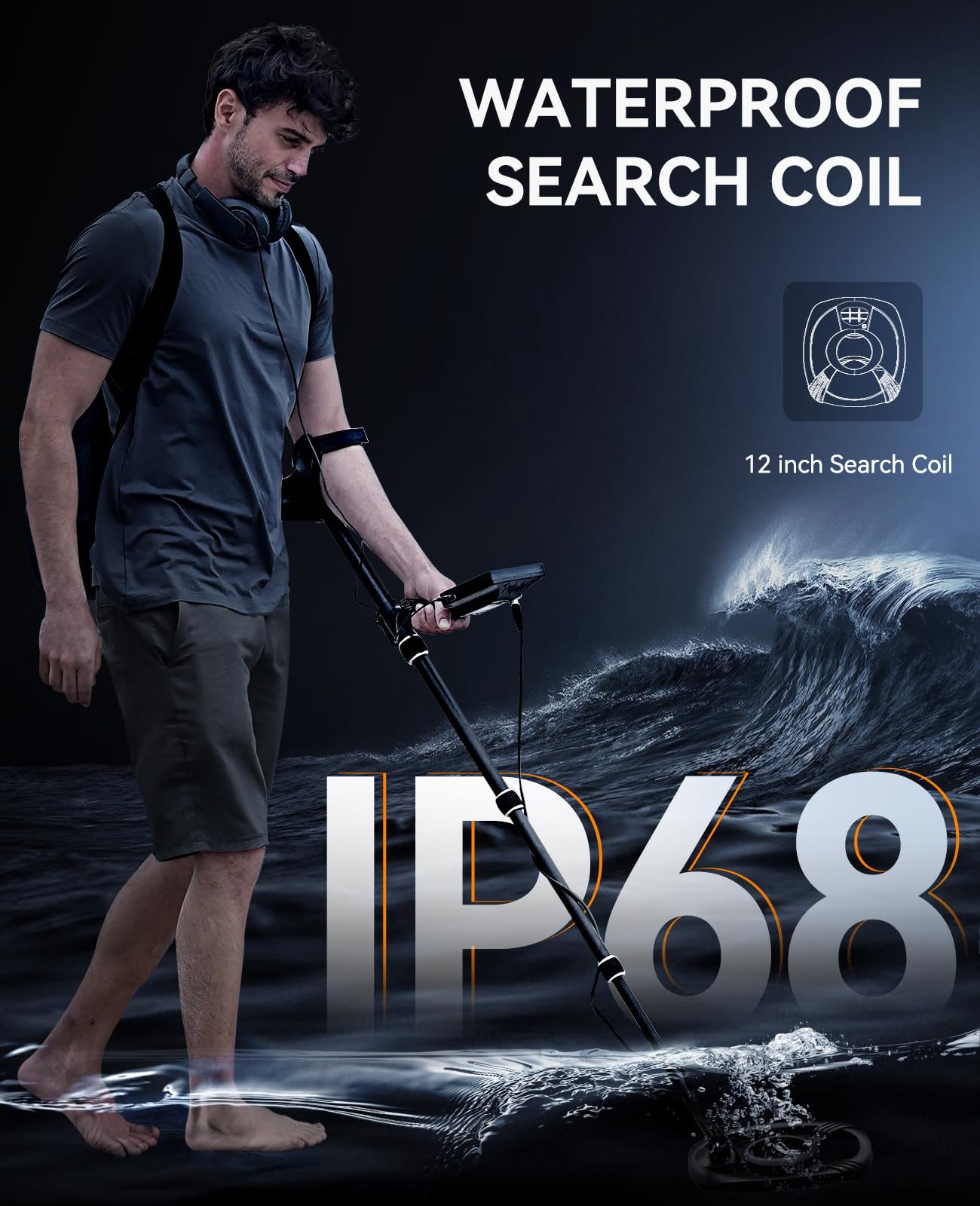 Sunpow IP68 12in waterproof coil for land and water hunts