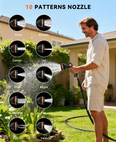 SUNPOW pulley-guide-rail ensures smooth hose movement.
