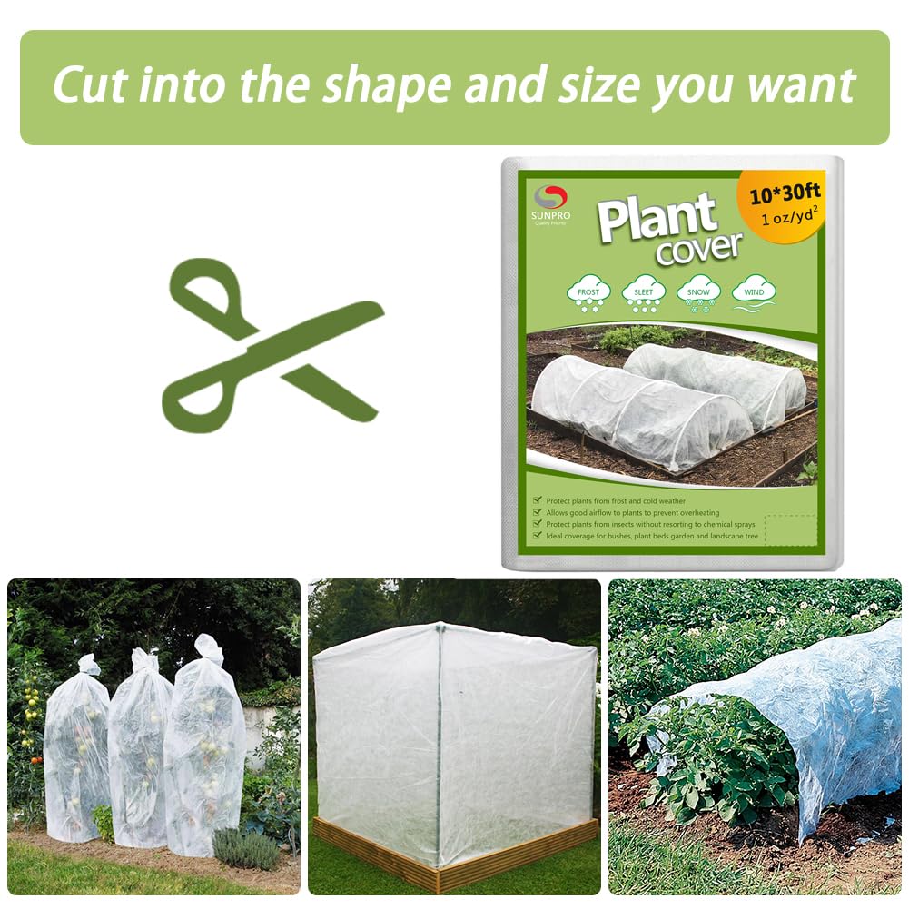 SUNPRO breathable design enables watering without removing the cover.