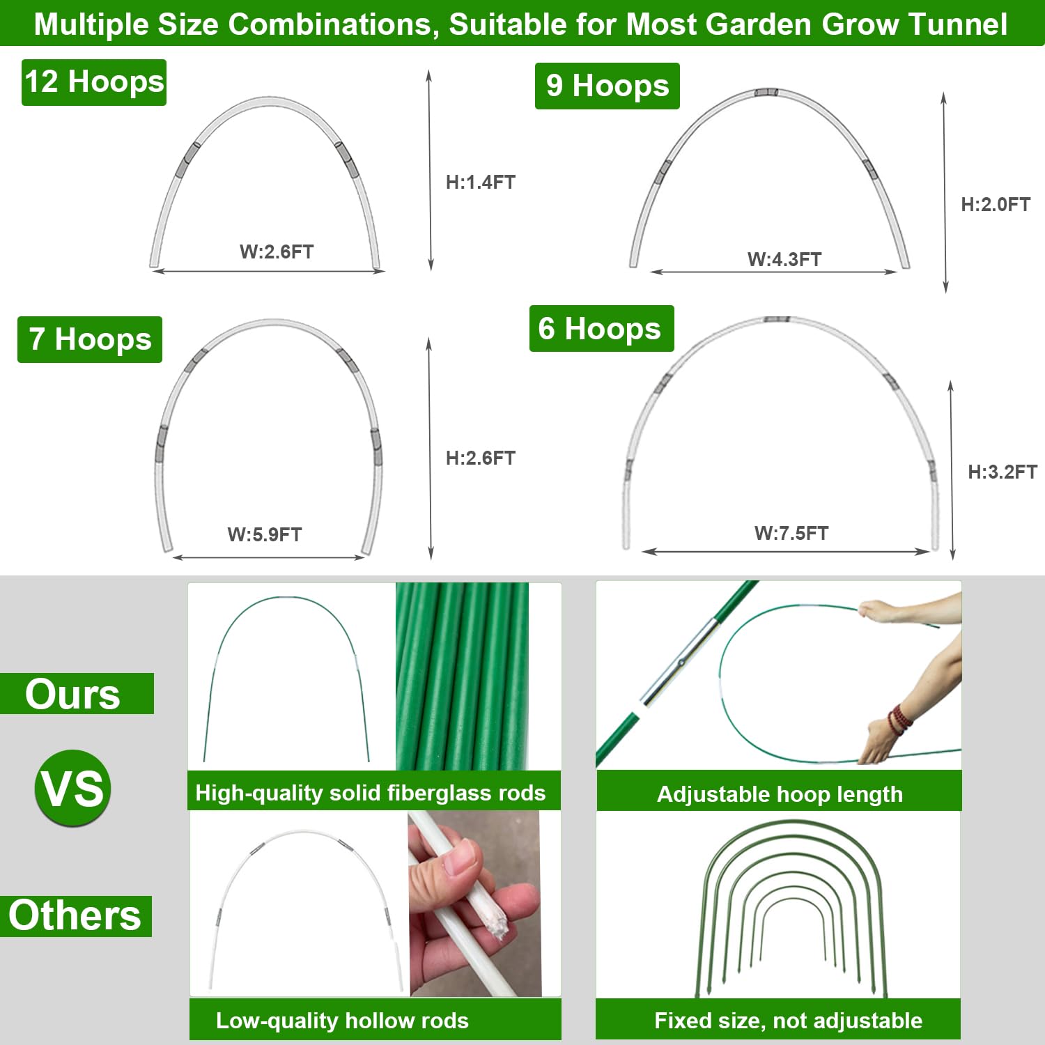 SUNPRO ground pegs anchor fabric to soil, resisting wind.