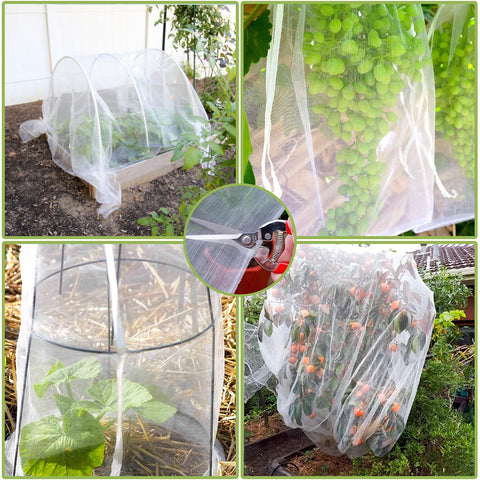 SUNPRO multi-purpose outdoor netting guarding patios, ponds, and green spaces.