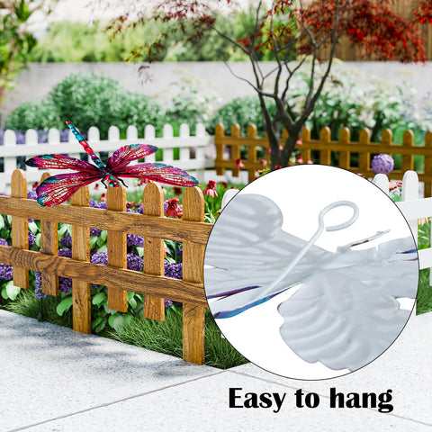 SUNREEK 8.8 by 5.9 inch dragonfly pieces for patios porches and gates