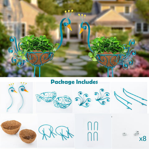 SUNREEK coconut fiber baskets offer natural plant display
