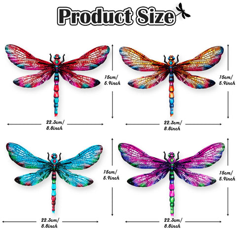 SUNREEK metal dragonfly outdoor wall art designed to weather gracefully