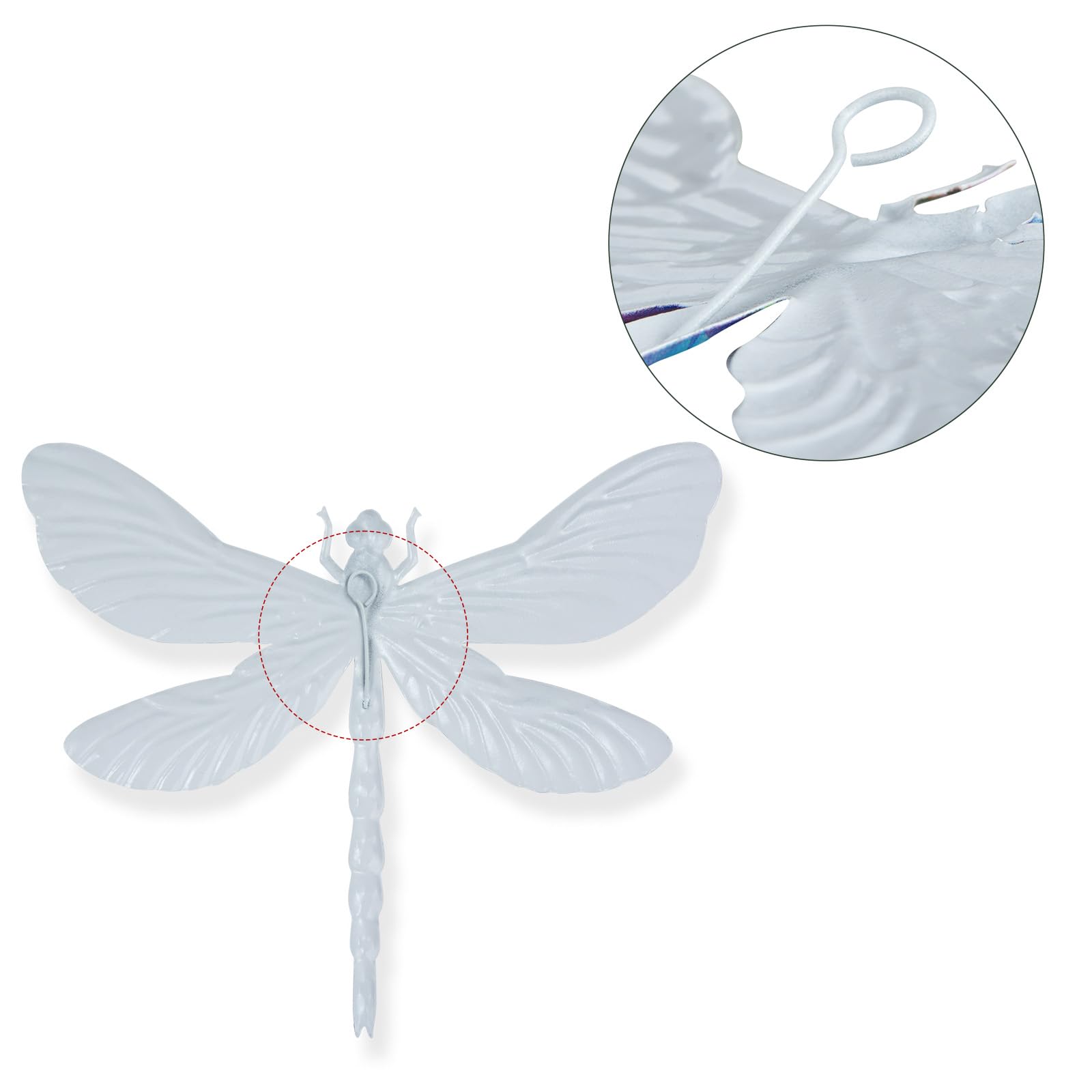 SUNREEK dragonfly wall art bright colors for outdoor spaces