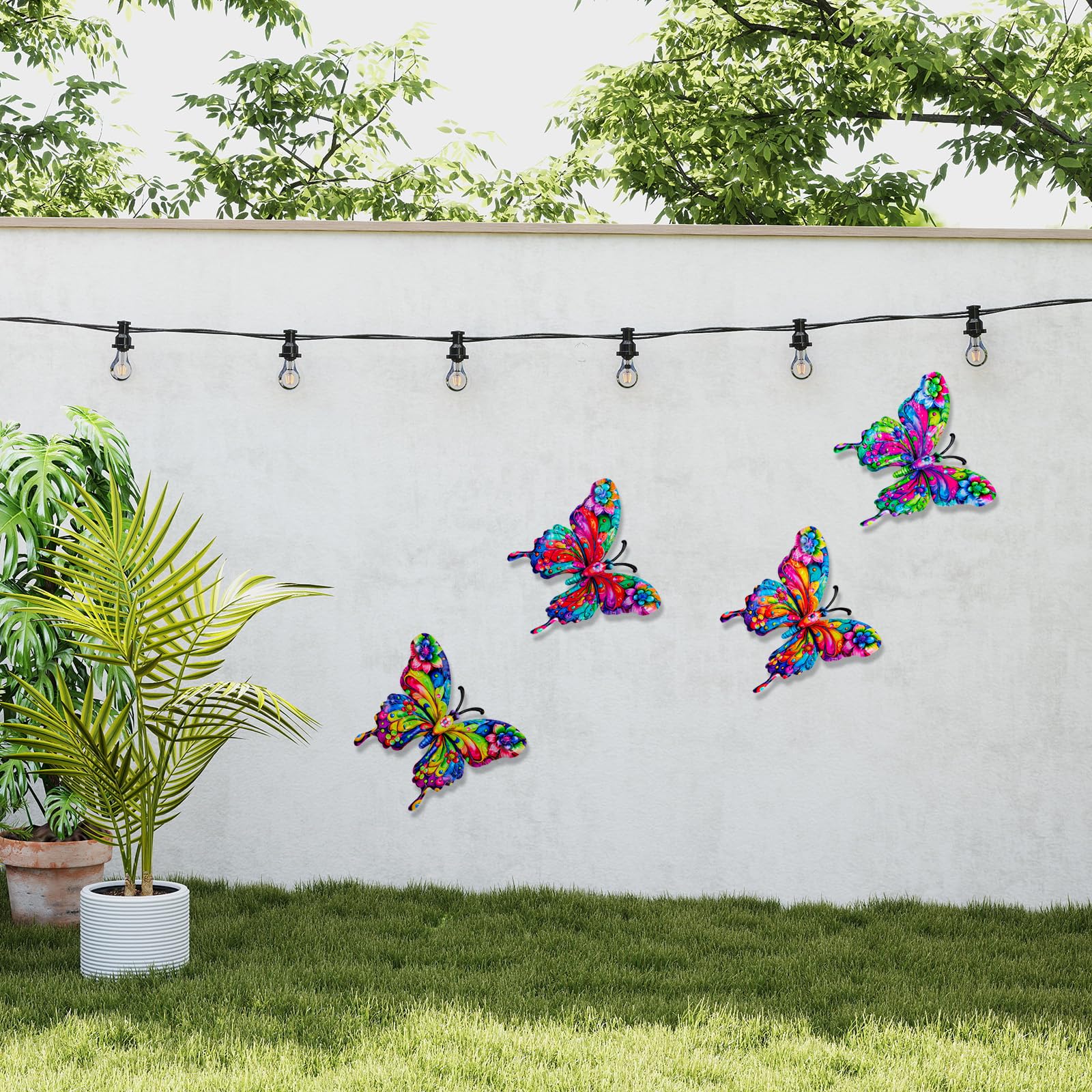 SUNREEK room butterfly wall decor 9x7 brightens interior walls.
