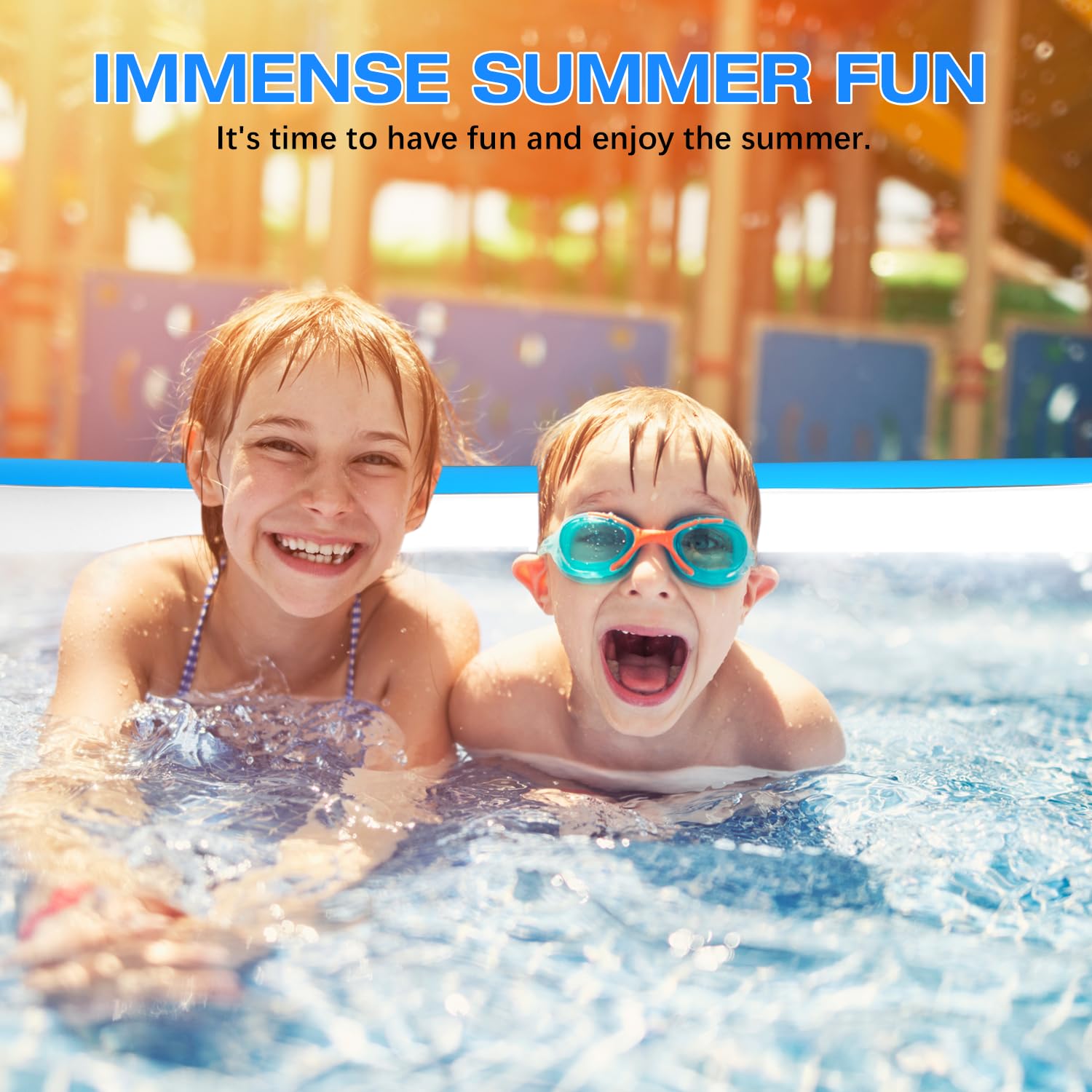 Sunrio 312-gallon capacity allows ample family cooling