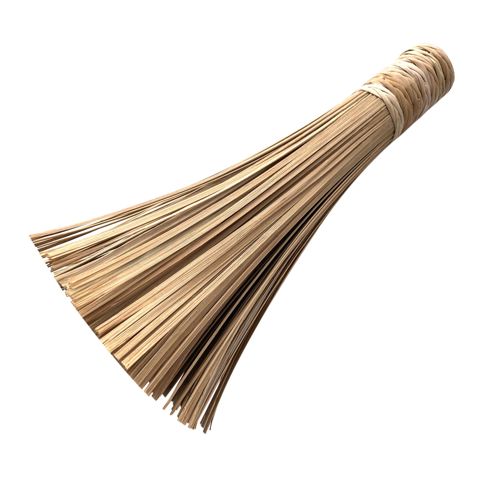 SUNRISE Bamboo Wok Brush length 12.5 inches for versatile wok cleaning
