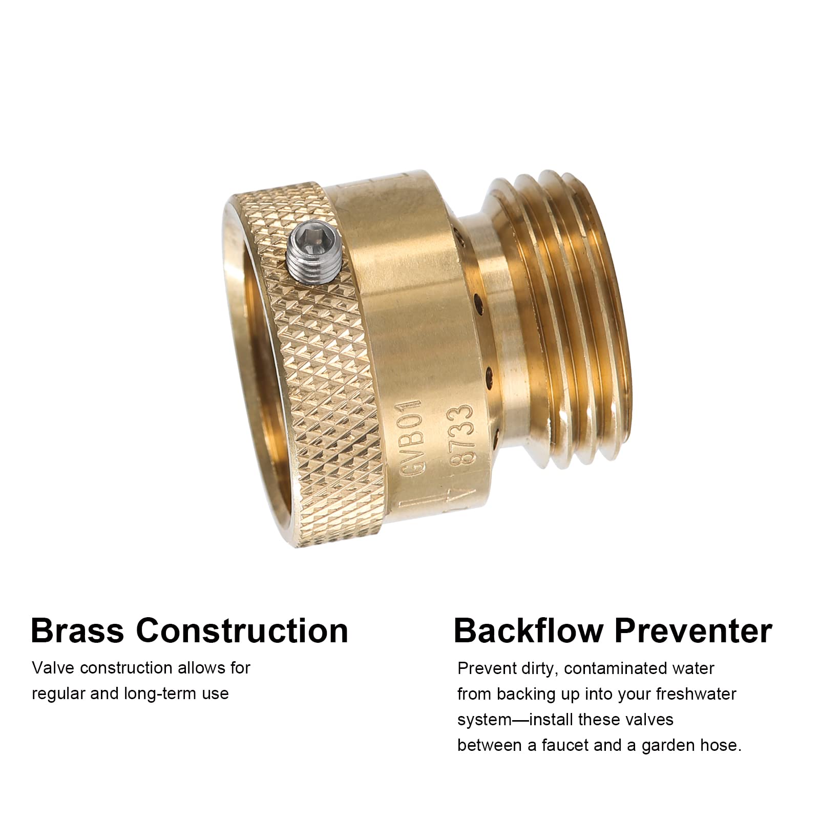 Sunroad anti siphon valve concept for garden hose safety