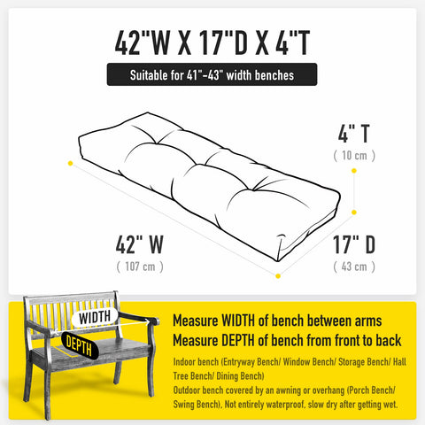 SUNROX easy care, spot-clean fabric helps keep benches looking fresh.