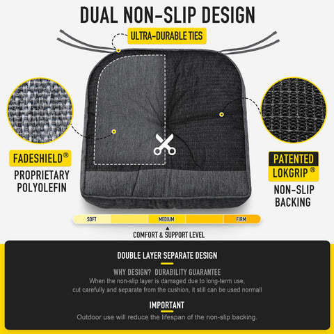 SUNROX tufted design with double-stitched seams enhances durability and style.
