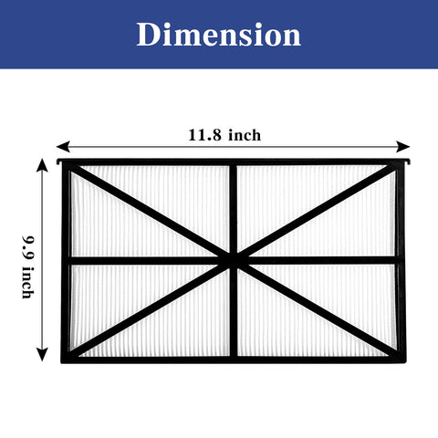 SUNRRA Four-Pack Ultra Fine Filters provides long-term maintenance value.