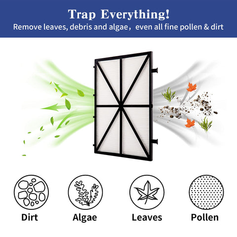 SUNRRA Ultra Fine Filter for M400 traps tiny particles, keeping surfaces pristine.