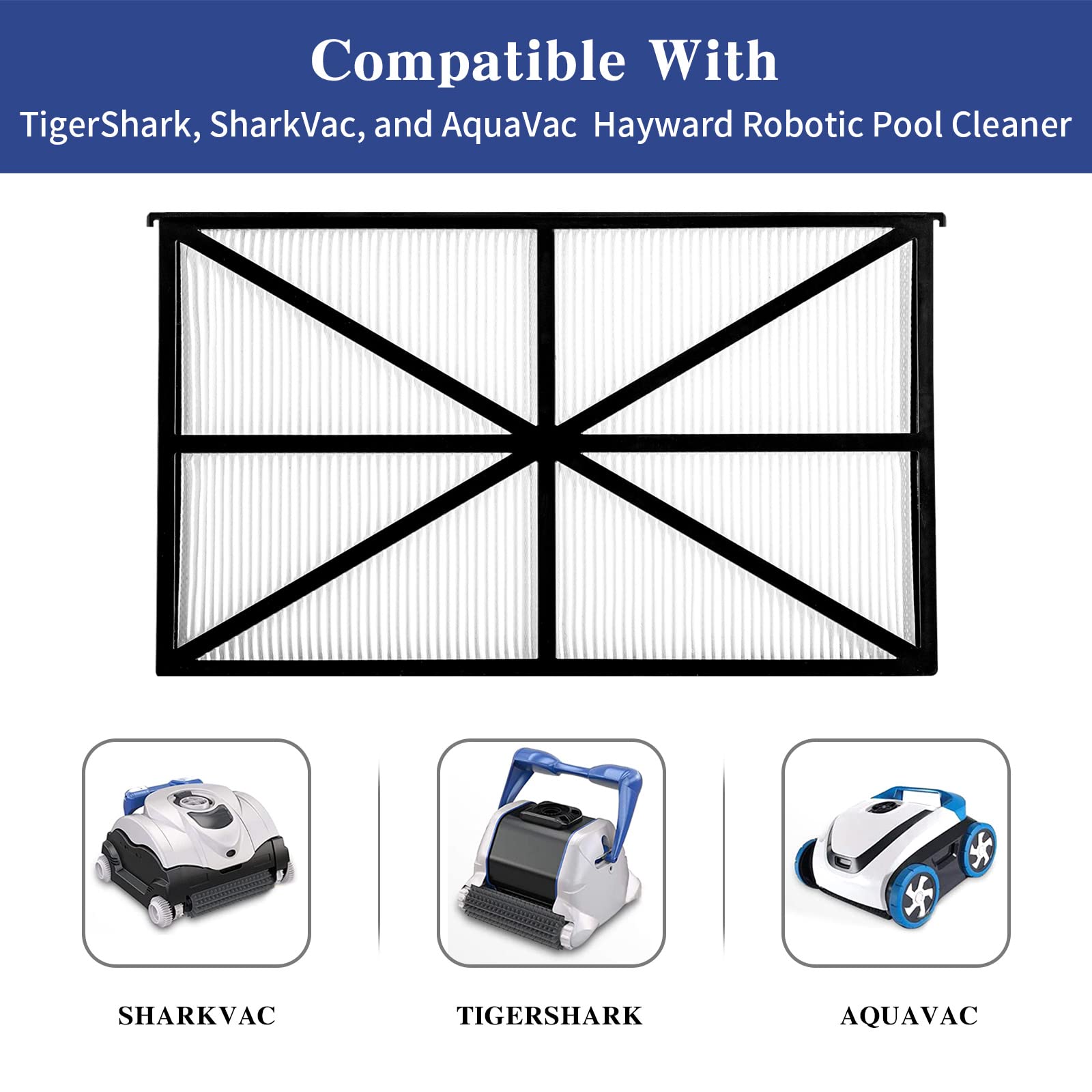 SUNRRA Ultra Fine Filter for SharkVac compatible, enhances particle removal during cleaning.