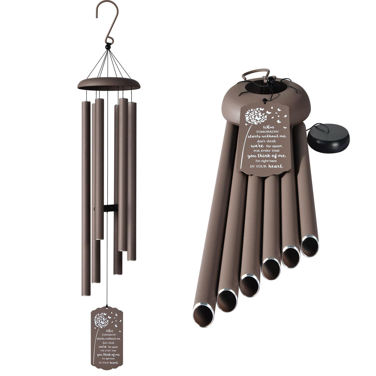 Suntimber 43-inch large wind chime for outdoor spaces offering a deep, soothing tone.