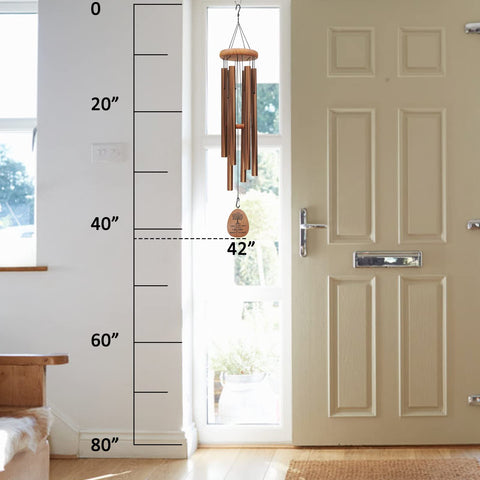 Suntimber customizable wind chimes ready for engraving in bronze