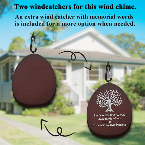 Suntimber memorial wind chime sound for remembrance and peaceful backyard moments.