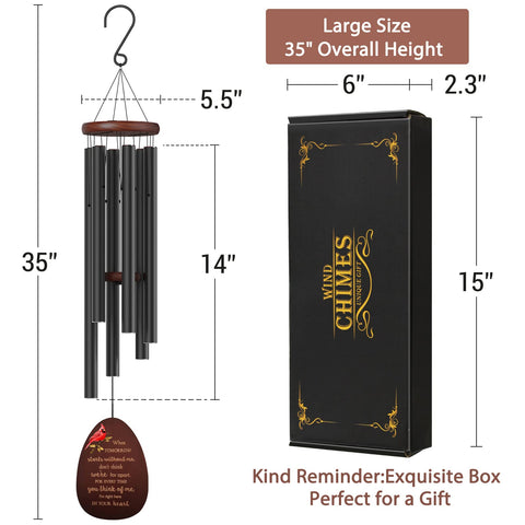 Suntimber wind chimes with adjustable hardwood striker to customize the tone.