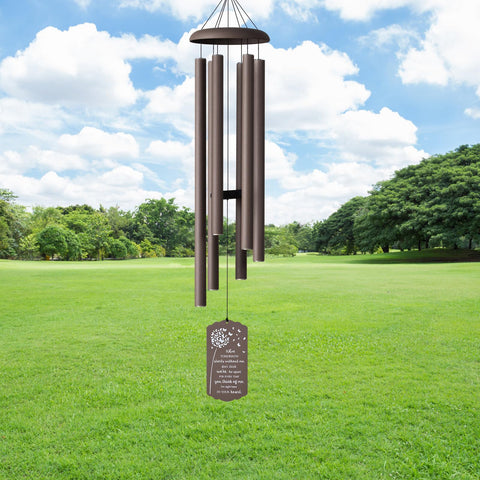 Suntimber durable weather-resistant wind chime stands up to seasons and daily breezes.