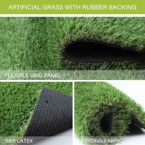 SUNTURF easy-clean turf pad cleans with soap and water for quick resets.