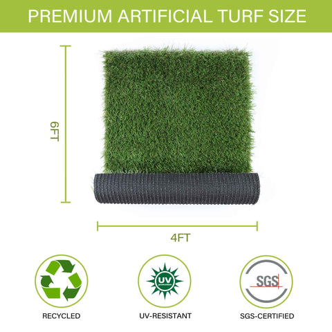 SunTurf potty pad with rapid drainage for quick cleanup after use.