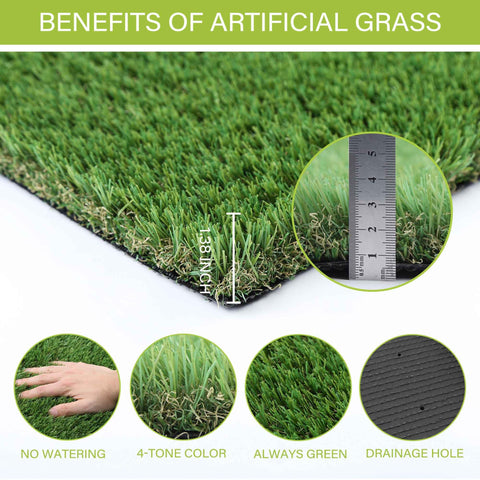 SUNTURF soft-looking grass feels realistic, encouraging dogs to use the pad calmly.