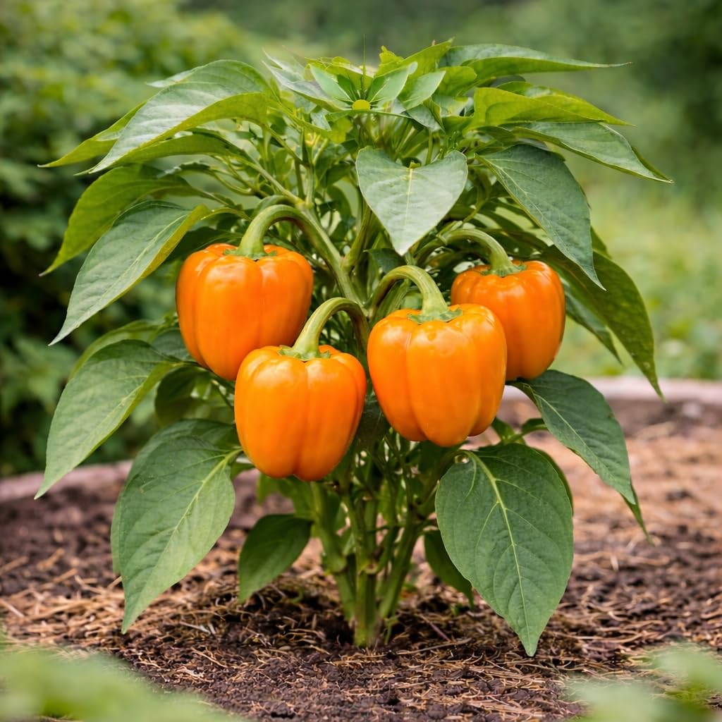 Sunutri Seeds full sun peppers thriving with even moisture.