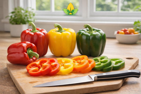 Sunutri Seeds heirloom non-GMO bell peppers offer traditional garden varieties.