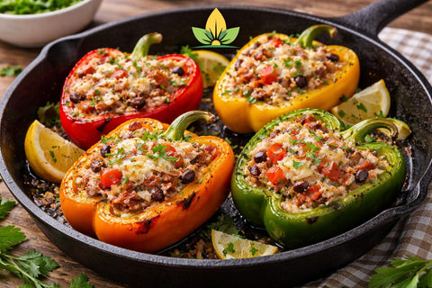 Sunutri Seeds peppers ready for roasting and stuffing dishes.