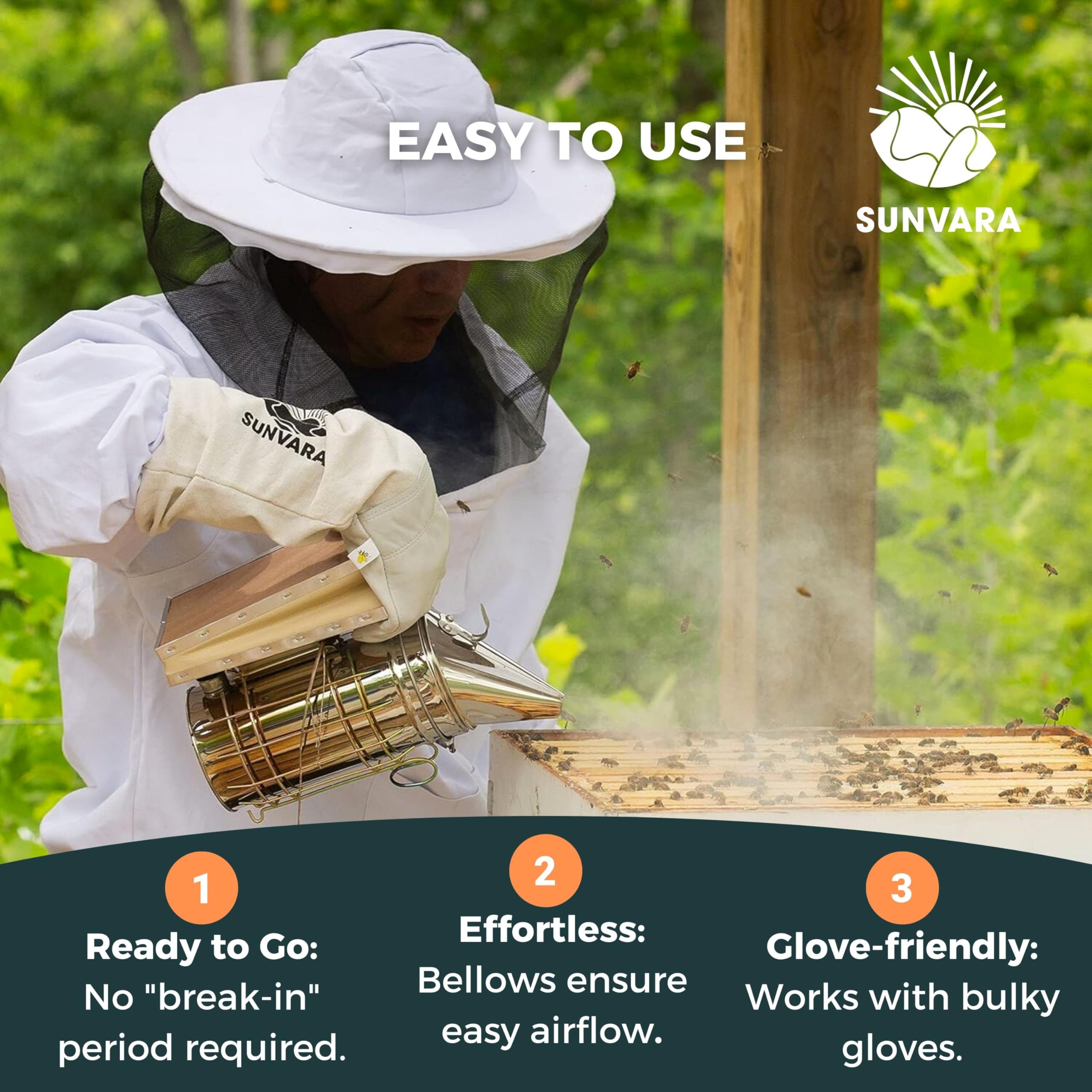 SunVara honey harvesting equipment helps enjoy fresh honey from your hive.