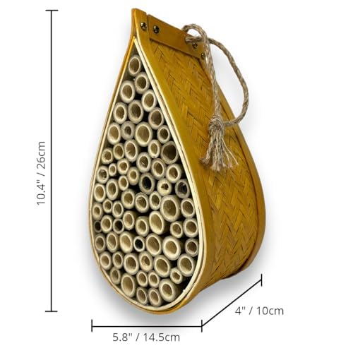 SunVara Mason Bee House starter kit prepared for immediate mason bee setup.