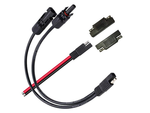 Sunway Solar 10AWG MC-4 to SAE extension cable with sturdy connectors for reliable solar setups