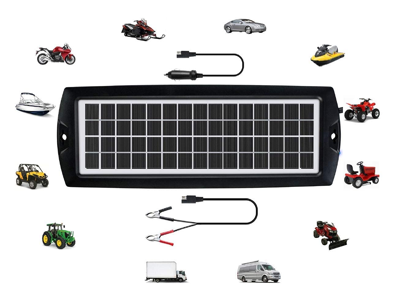 Sunway Solar rugged ABS housing withstands weather and wear.