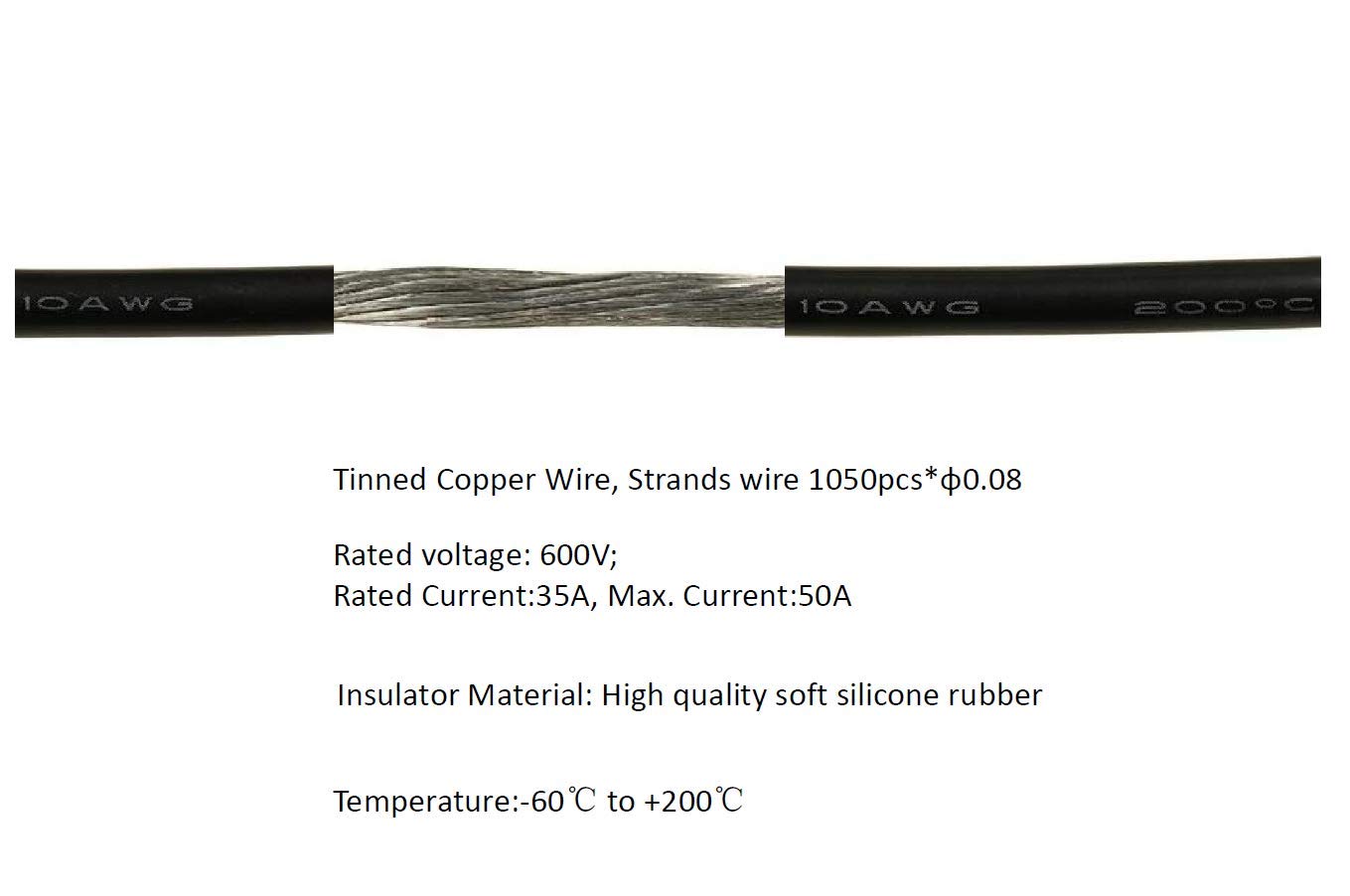 Sunway Solar MC-4 to SAE adapter compatible with PV connectors