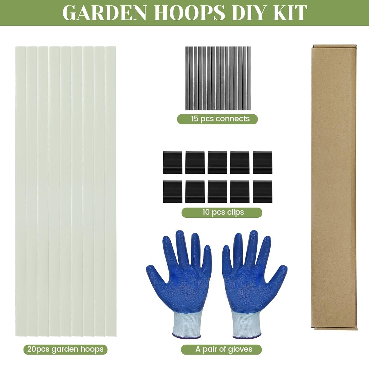 Sunwuk S-size mini bed hoops supporting light shade netting