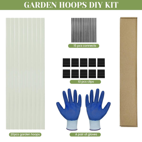 Sunwuk S-size mini bed hoops supporting light shade netting