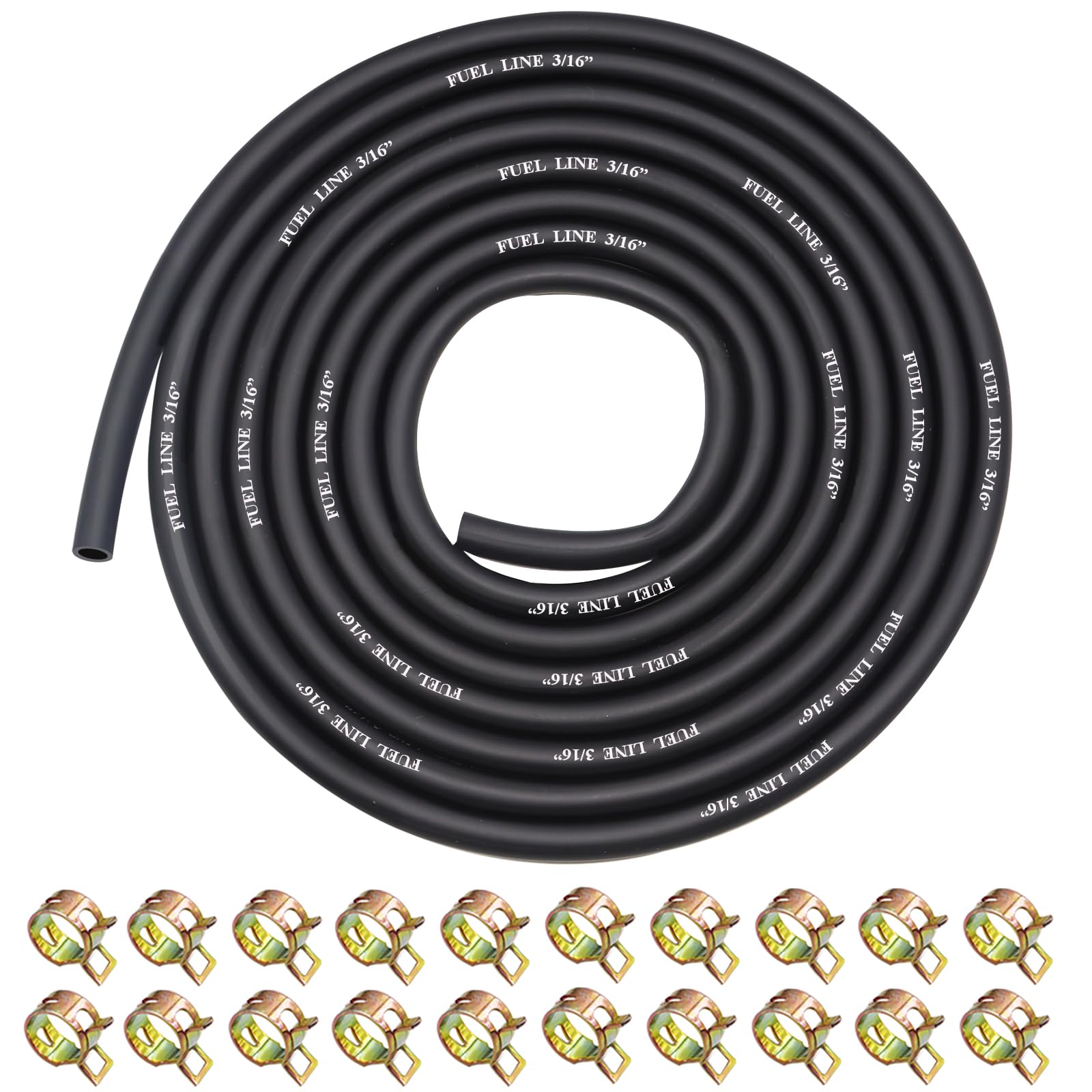 Sunxeke fuel line 10ft 3/16 inch ID for small engines ensures smooth fuel flow.