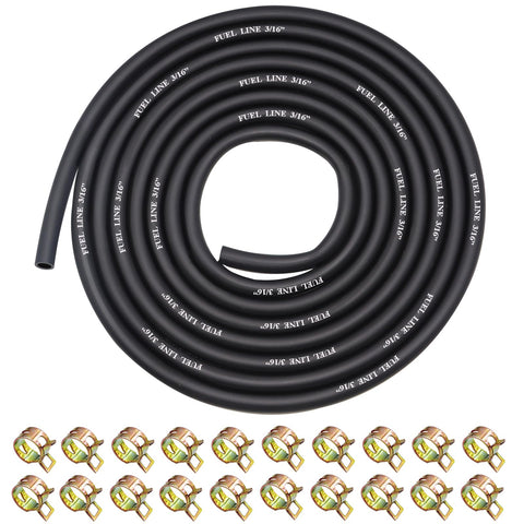 Sunxeke fuel line 10ft 3/16 inch ID for small engines ensures smooth fuel flow.
