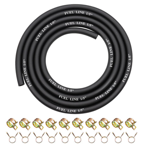 Sunxeke 6ft one-fifth inch fuel line ready for precise small-engine fuel routing.